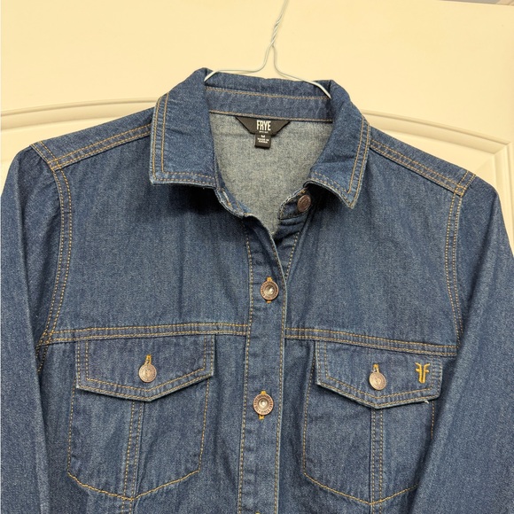 FRYE - Ladies Jean Shirt Dress - BRAND NEW WITHOUT TAGS - Picture 4 of 5